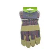 Saxon Kids Leather Garden Gloves