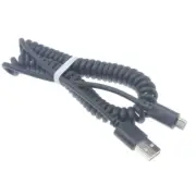 COILED MICRO USB CABLE FAST CHARGER POWER CORD SYNC WIRE For PHONES & TABLETS