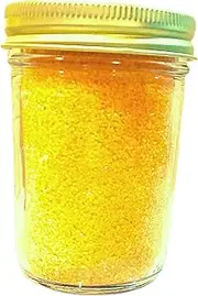Ultimate Baker Naturally Colored Sanding Sugar (6oz Bottle) - Medium Crystal Cake Decorating Sugar, Colored Sugar for Cookies, Cupcakes and Baking (Yellow)