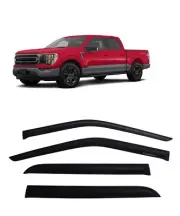 Window Rain Guards,Vent Deflector,Window Visors,Outside Mount Fits for 2015-2...