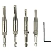 Drill Bits Set Carpenters Workshop 4 Door Lock Hinge 4pc/Set Guide Self