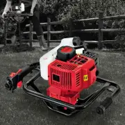 Petrol Post Hole Digger Earth Auger Garden Ground Borer Motor Only Heavy Duty
