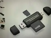 5-in-1 Multifunctional OTG Card Reader Micro SD/SD Card/USB Reader