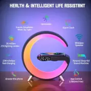 Rhythm RGB Light Bar Smart Light Sunrise Alarm Clock Wake Up Light Alarm Clocks