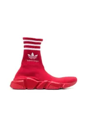 Adidas X Balenciaga Speed Sneakers in Red