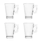 NEW POLYSAFE TEA OR COFFEE GLASS 250ml SET 4 Polycarbonate Latte