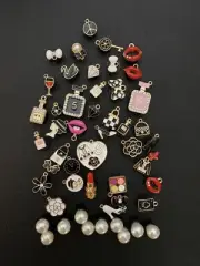 G.C 50Pcs Women Assorted Enamel Charms For Jewellery Making And Crocks