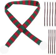 ULDIGI Neck Scarf Wrap for Women Mini Stripy Scarves Versatile Decor for Bottles Dolls and Party Favors