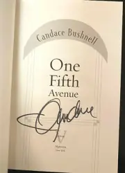 Candace Bushnell Signed One Fifth Avenue 1st Edition Hardcover Book