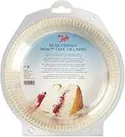 Tala Cake Tin Liners, White
