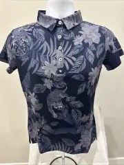 Bad Birdie “Crouching Tiger” Golf Polo Women’s Medium. NWT