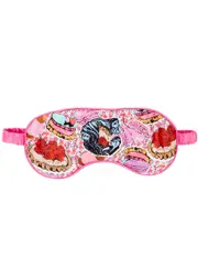 Jessica Russell Flint C Is For Cake Silk eye Mask - Pink ONE SIZE