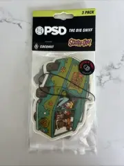 PSD The Big Sniff , Scooby Doo - 3 Pack Coconut Car Fresheners