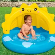 New $20 H2O Go Sunny Days Shaded Kiddie Pool Water Capacity 7 Gallon Fast Ship