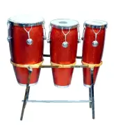 Fibre Congo With Stand Drum Instrument Percussion