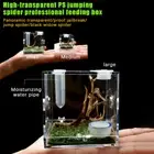 Jumping Spider Enclosure - Acrylic Reptile Breeding Box Spider Box With Light