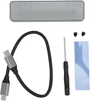 M.2 Nvme Ssd Enclosure Adapter,20Gbps High Speed Nvme Ssd Enclosure,Easy Connection Hard Drive Enclosure,for 2230 2242 2260 2280 (Not Inclube Hard Disk)