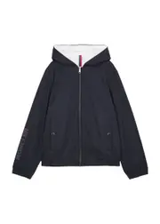 Moncler Kids Svace Hooded Shell Jacket (12-14 Years) - Navy 12 years