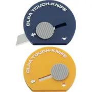 OLFA touch knife Benri 2 blades Blue / Yellow 31B2 from Japan NEW +Track Num