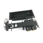LESU Metal RC Hydraulic Dumper Trailer with Pump For 1/14 Tractor Truck Cylinder
