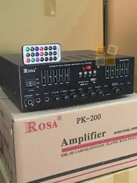 在飛比找Yahoo!奇摩拍賣優惠-【音響倉庫】ROSA 小金剛 PK-200 多功能擴大機 藍