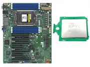 AMD EPYC 7F52+Supermicro H12SSL-i 16 cores 32 threads 3.5GHZ up to 3.9GHZ 240w