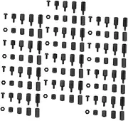 Nylon Hexagonal Isolation Columns 180pcs Kit Screws Nuts for Electronics Projects