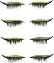 Baluue False Eyelash Stickers Set Waterproof Beauty Adhesives Fashion Lash Decals for Women Makeup Stickers