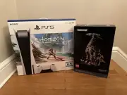 Playstation PS5 Console Disc + LEGO 76989 Horizon Forbidden West Bundle NIB Lot