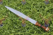 Roman Gladius Sword Custom Handmade D2 Steel Battle Ready Sword With Sheath