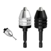 Quick Keyless Chuck Conversion Adapter 2pcs Drill Bit Holder 0 3 6 5mm