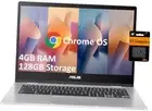 ASUS Chromebook CX1 Laptop (14" FHD Anti-glare, Intel Celeron N4500, 4GB RAM,