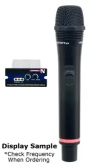 VocoPro UMH-5805-9C 900MHz Single UHF Module/Rechargeable Wireless Microphone