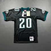 100% Authentic Brian Dawkins Mitchell & Ness 2003 Eagles Jersey Size 36 S Mens