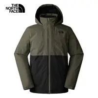 在飛比找Yahoo奇摩購物中心優惠-【The North Face 官方旗艦】北面男款綠黑拼接防