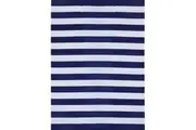 270x360cm Brittany Blue and White Stripes Foldable Large Patio Outdoor Rug Camping Mat