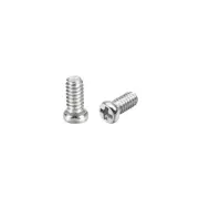 M2 x 5mm Laptop Computer Screws 2.8mm Dia Phillips Head Screw Silver Tone 100pcs