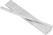 uxcell 5 Pcs Square Steel Key Stock, 7/16" x 7/16" x 12" Cold-Drawn 45# Steel Bars Precision Key Stock for Gearbox Coupling, Silver Tone