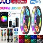 10M 15M 20M LED Strip Lights RGB 5050 Wifi Smart Bluetooth Music Control Power