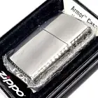 Zippo Armor Case Side Arabesque Router Platinum Plated 162PT-impact3 Oil Lighter
