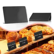 12 Pieces Mini Chalkboards Signs Blackboard Tag L Shaped Erasable Price Tags