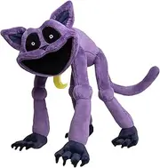 Poppy Playtime Monster CatNap Plush Toy with Posable Arms, Legs & Tail - Official