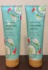x2 Bodycology CUCUMBER MELON Body Cream 8.oz