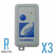 3 x Gliderol Genuine/Original TM27 TM-27 GTX GRD AZ020 Garage Door Remote N12282