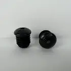 HUNT WILDE HANDLEBAR TAPE BLACK PLUGS FITS SCHWINN MURRAY HUFFY & OTHERS NOS
