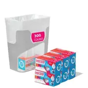 Trash Bags - Small Garbage Bags, Clear Trash Can Liners for Bathroom Bins, Be...