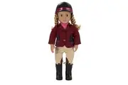 Our Generation Doll by Battat- Lily Anna 18" Deluxe Posable Equestrian Horse Riding Doll with Book Accessories- for Ages 3 Up
