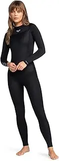 [Roxy] Womens Prologue 4/3mm Back Zip Wetsuit - Black - Lightweight - Fabrics: FREEMAX Neoprene at Body & Legs