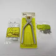 Tandy Leather Tool Lot of 3 8108 Snap-all Setter 1793 Handy Five-Way Eyelets Vtg