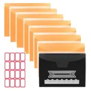 1X(10 PCS Stamp and Die Storage Bag and Magnetic Sheet,Die Storage Set for9489